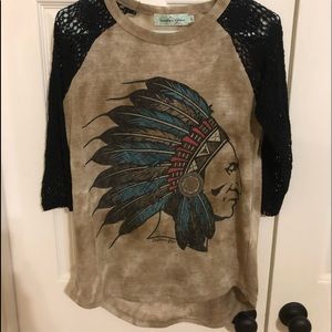 Southern Grace Indian shirt size small